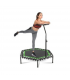 Trampolín con barra soporte