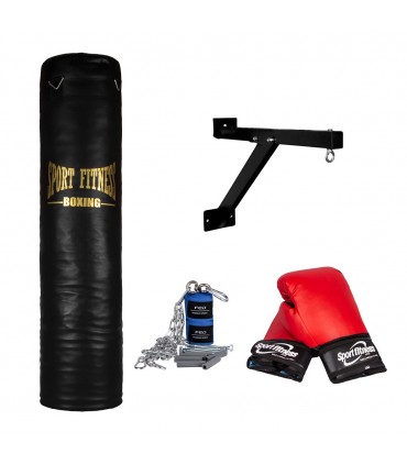 SET SACO DE BOX VACIO + GUANTES + VENDAS +SOPORTE + CAD