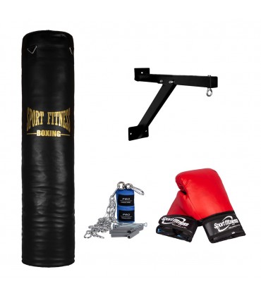 SET SACO DE BOX LLENO + GUANTES + VENDAS +SOPORTE + CAD