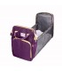 MOCHILA PAÑALERA CONVERTIBLE 3 EN 1   -  MORADO