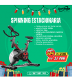 Bicicleta Spinning Estacionaria Sport Fitness Cs-000515-Gris