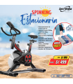 Bicicleta Spinning Estacionaria Sport Fitness Cs-000515-Gris