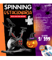 Bicicleta Spinning Estacionaria Sport Fitness Cs-000515-Gris