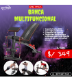 Banca con Predicador + Ligas NGR