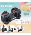 Mancuernas Ajustables/Regulables de 2.5 a 24Kg