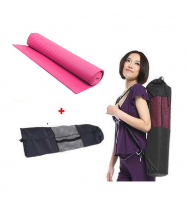 Mat Colchoneta Yoga Fitness+Funda Transportadora 6mm