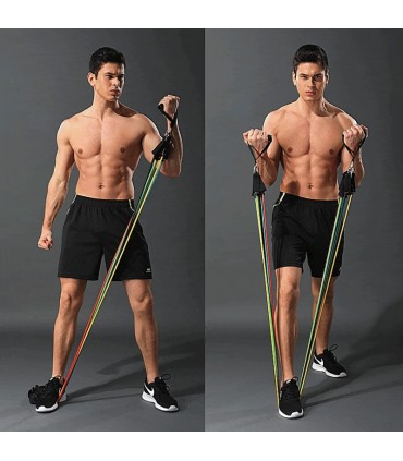 Set De 5 Ligas De Estiramiento Para Yoga Y Pilates
