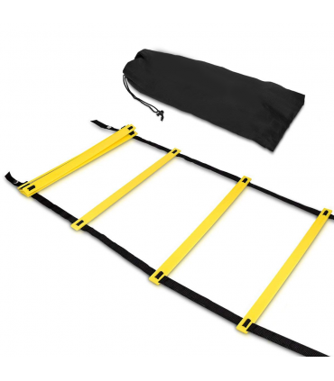 Escalera de entrenamiento 10 Pasos-6 Metros - Negro/Amarillo