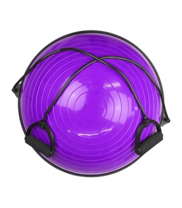 Pelota Bosu Equilibrio Fitness 65 Cm+Ligas De Ejercicio