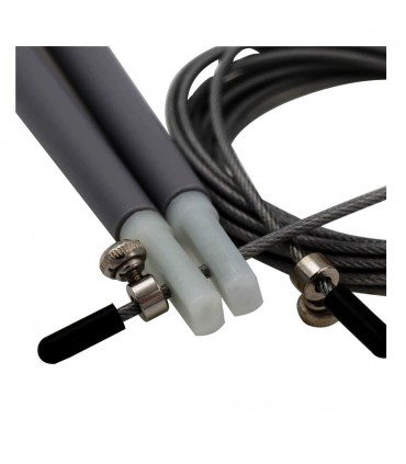 Soga de saltar crossfit PVC Negro