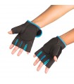 Guantes para levantar Peso - Entrenamiento Funcional - celeste