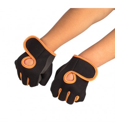 Guantes para levantar Peso - Entrenamiento Funcional - NARANJA