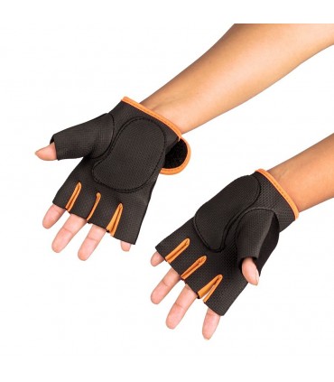 Guantes para levantar Peso - Entrenamiento Funcional - NARANJA